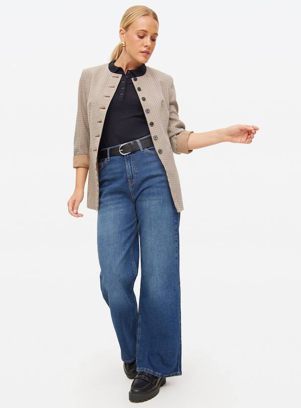 Dark Denim Wide Leg Core Jeans 14S